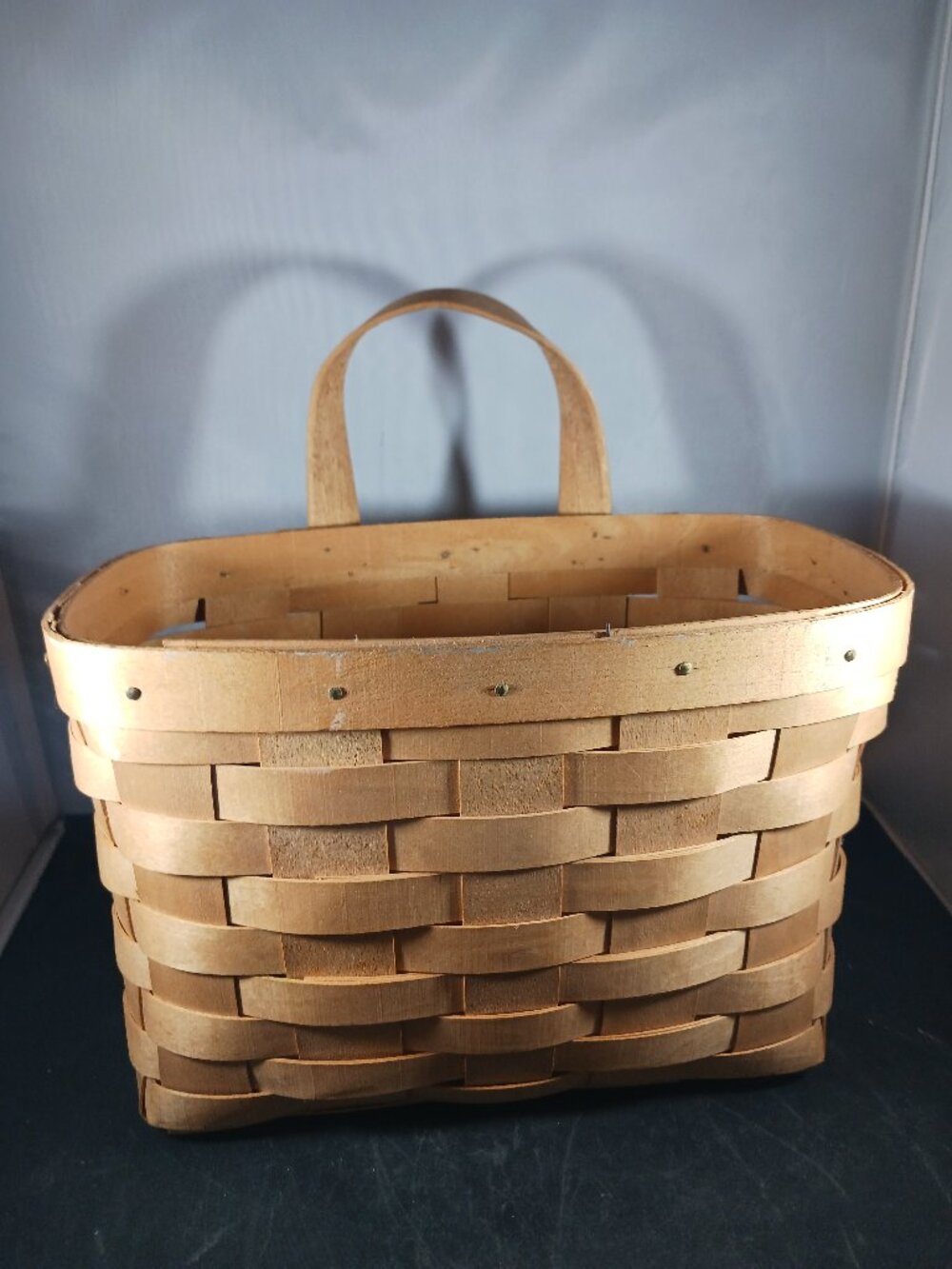 Medium Size Wall Flower Wicker Basket